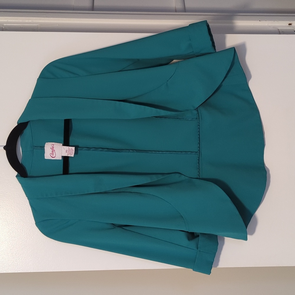 Candies dark teal blazer